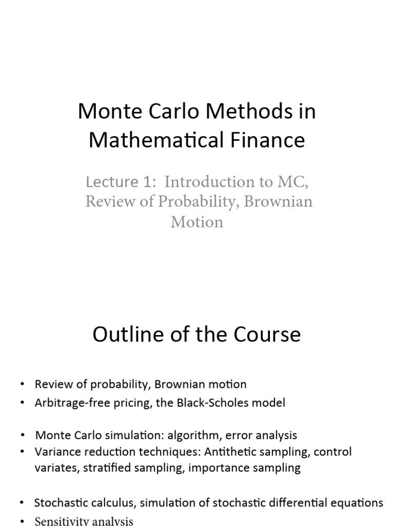 Introduction to Monte Carlo Methods | PDF | Probability Density ...