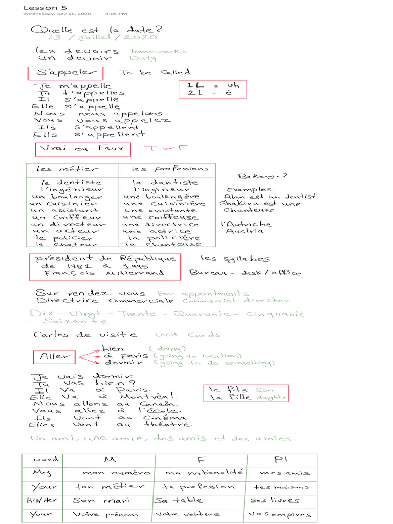 Lesson 5 | PDF