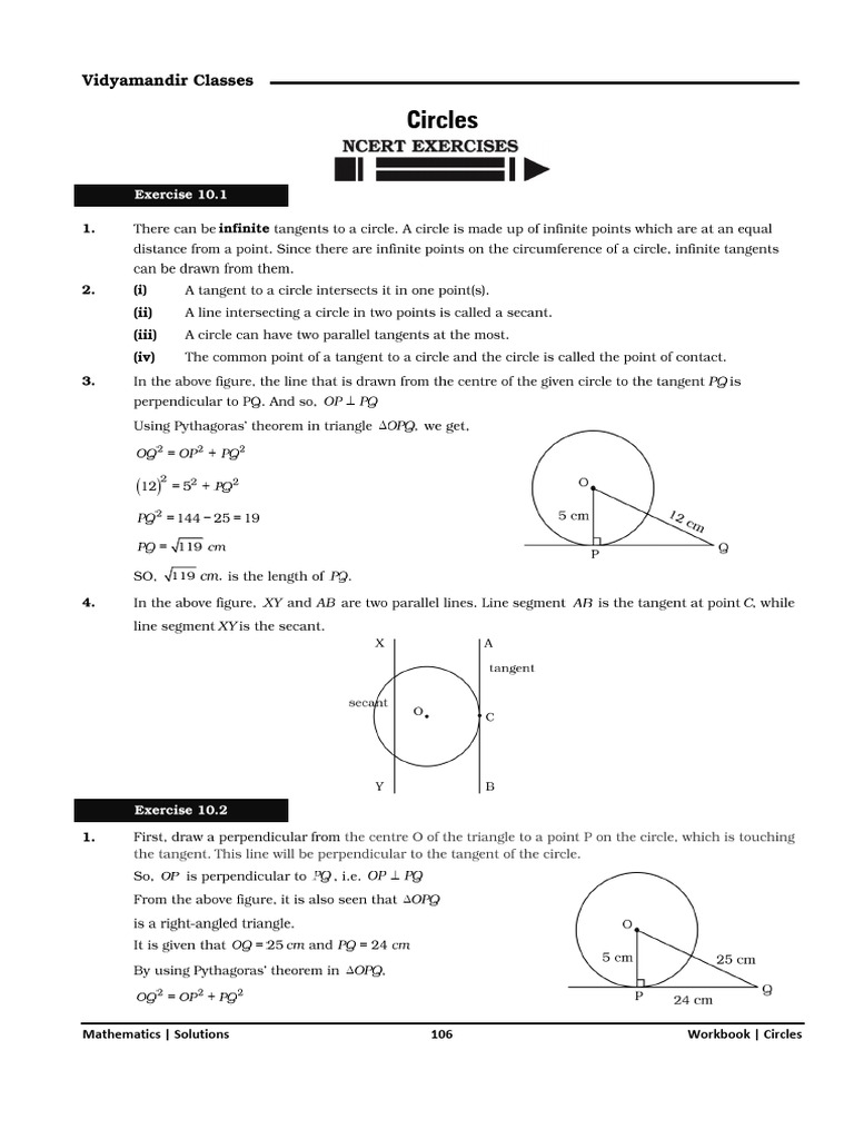 Circle Solutions Workbook | PDF