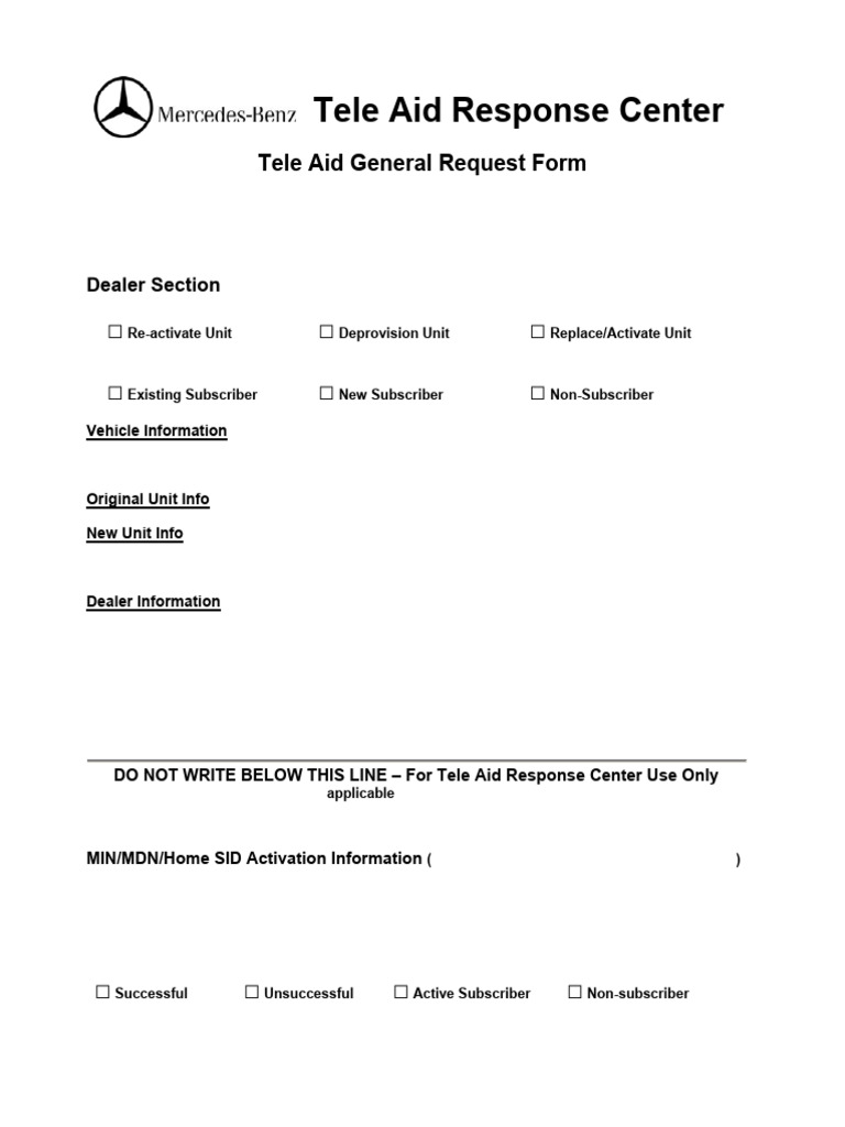 Digital Tele Aid DEPROVISION REPLACEMENT Confirmation Form | PDF