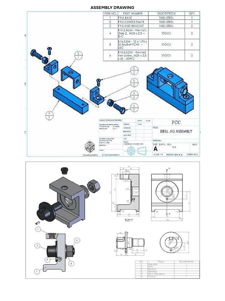 Assembly Drawing Examples Guide | PDF