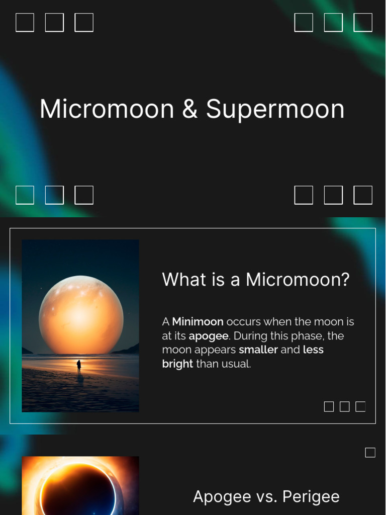 Micromoon vs. Supermoon Explained | PDF