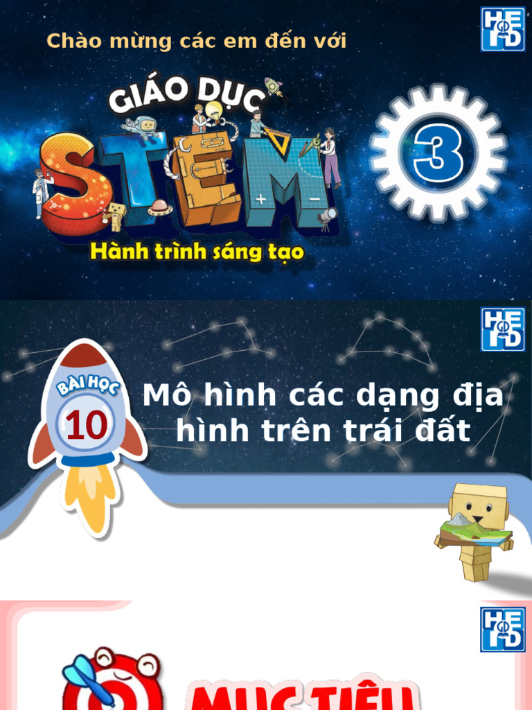 GD STEM 3 - BGĐT - 10 - Mô Hình Các Dạng Địa Hình Trên Trái Đất | PDF