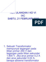 Soal Ulangan 9a1