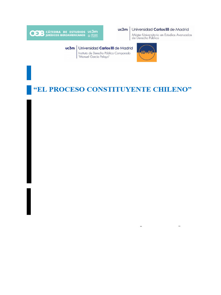 Seminario sobre el Proceso Constituyente Chileno | PDF