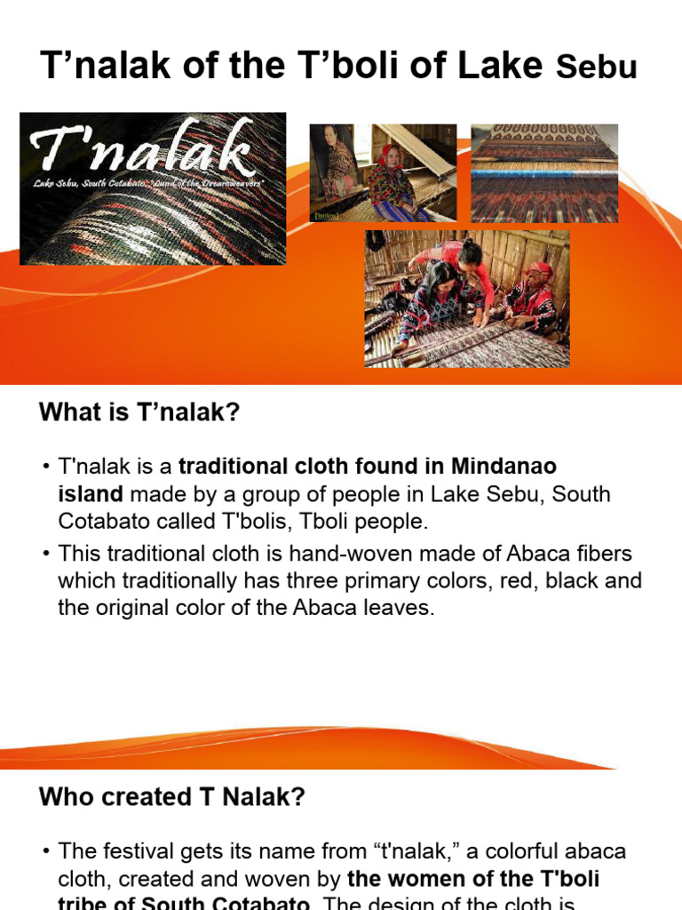 T’nalak: Sacred T'boli Weaving Art | PDF | Philippines | Textiles