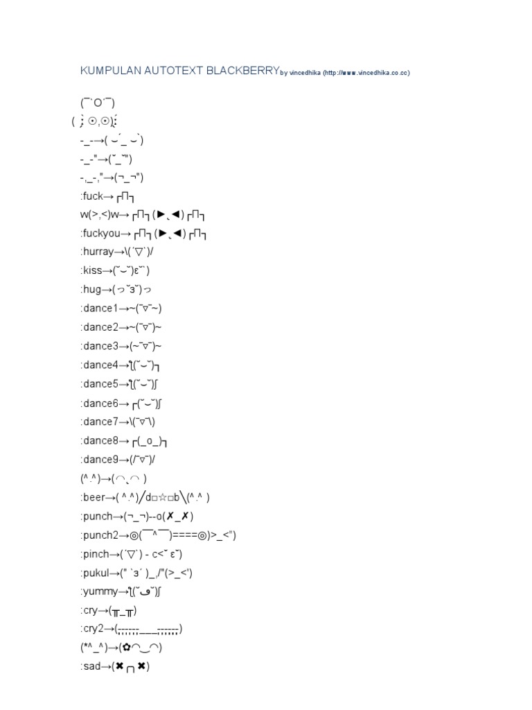 Kumpulan Autotext 2 | PDF
