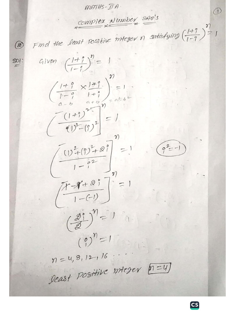 Maths - 2a Board 2025 Saq Imp Answers | PDF