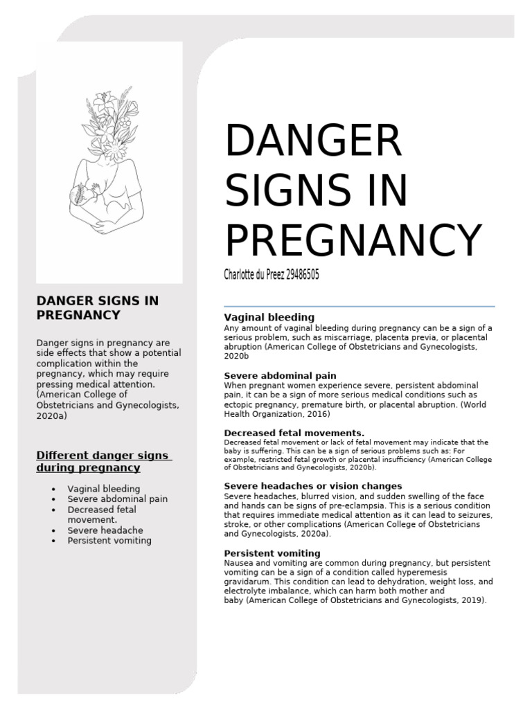 Pamphlet MIDA | PDF | Pregnancy | Obstetrics