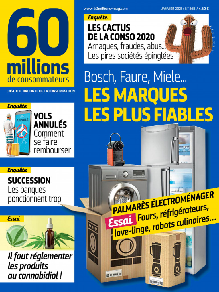 60 Millions de Consommateurs Janvier 2021 PDF — free download