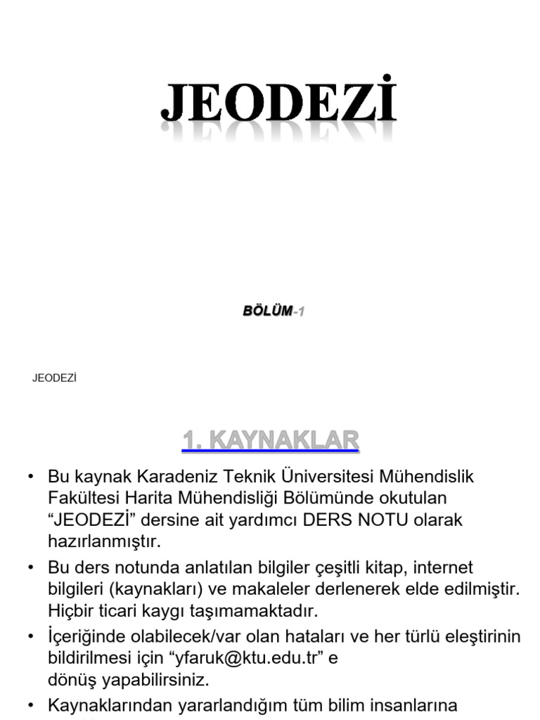 JEODEZ%C4%B0-B1-2024 | PDF