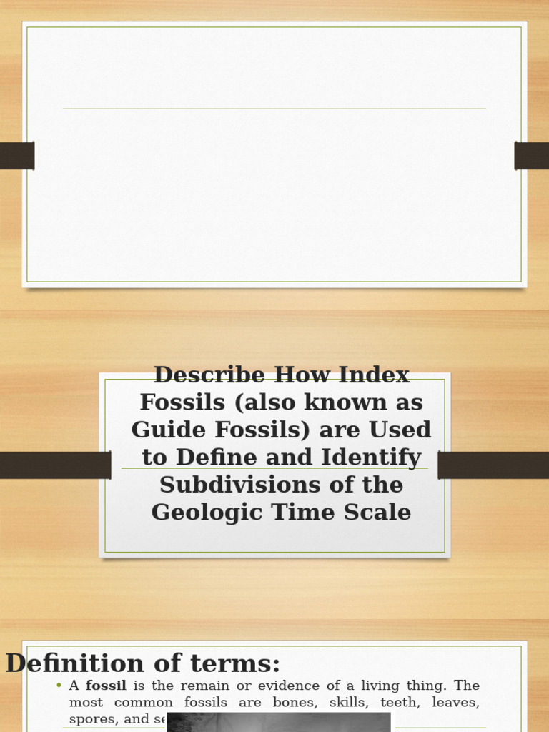 Q2 1.12 Describe How Index Fossils Also Known as Guide Fossils Are Used ...