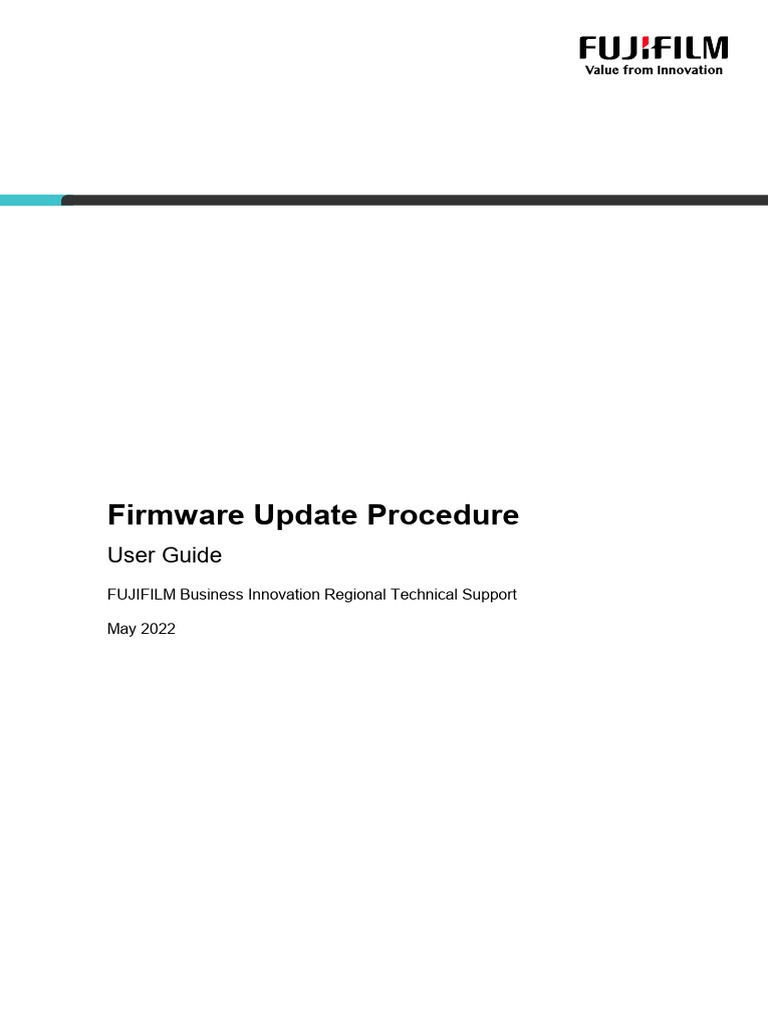 Fuji Xerox Firmware Update Guide | PDF | Computer Network | Printer ...