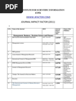 Download Journal Impact Factor Database 2011 by robinghoshal SN83166888 doc pdf