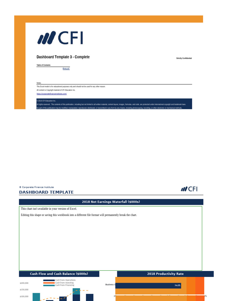 Dashboard Template 3 - Complete | PDF