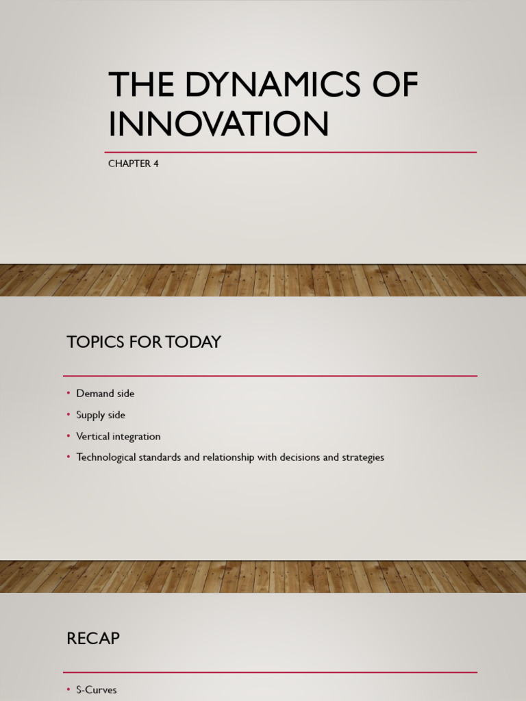 Innovation Dynamics and S-Curve Phases | PDF