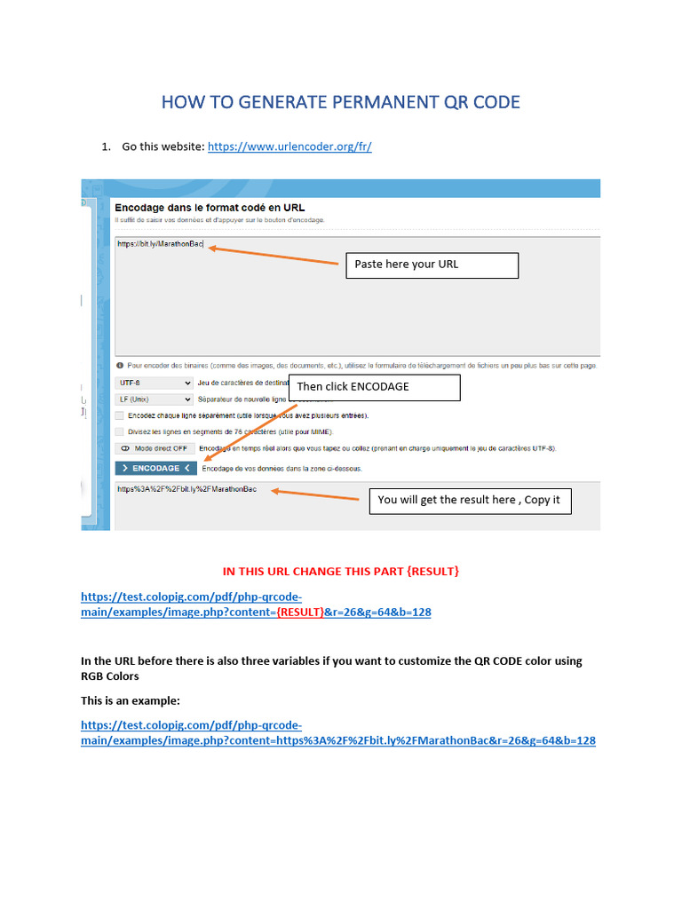 Generate Permanent QR Codes Easily | PDF
