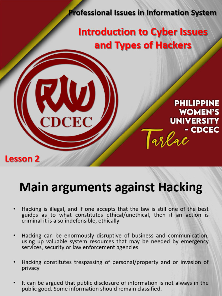 Understanding Hacking: Ethics and Types | PDF | Security Hacker | Security