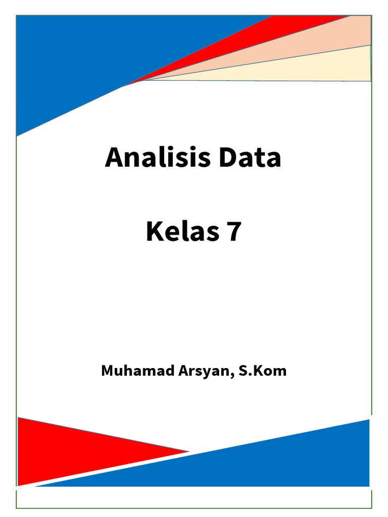 Modul Ajar Smtr2 2 Analisis Data Pdf