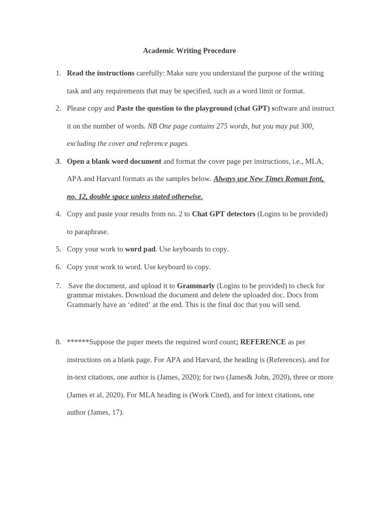 Academic Writing Procedure | PDF | Chronic Condition | Morality