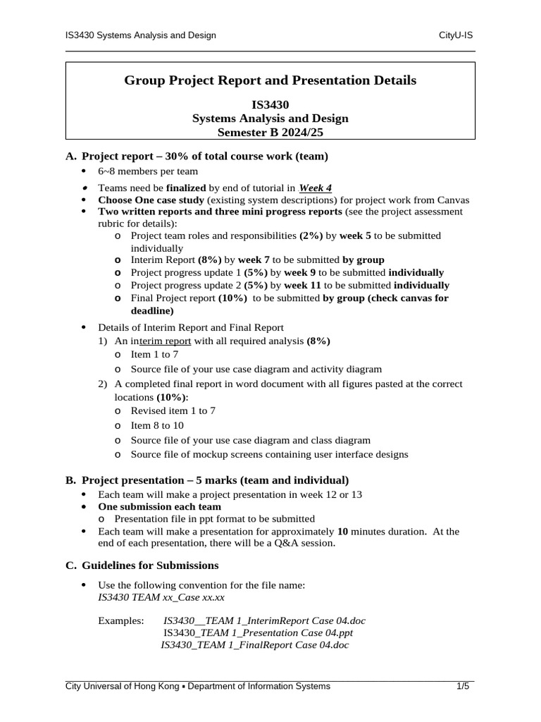 Project - Description 2025v2 | PDF | Computing