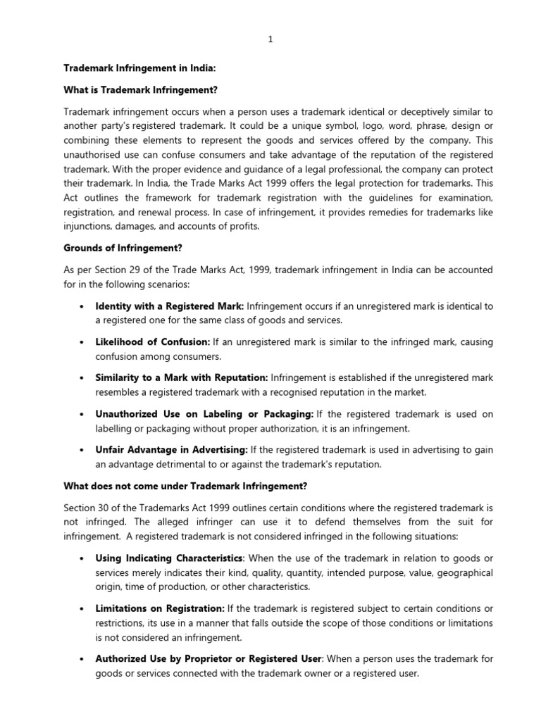 trademark-infringement-in-india-pdf-trademark-trademark-infringement