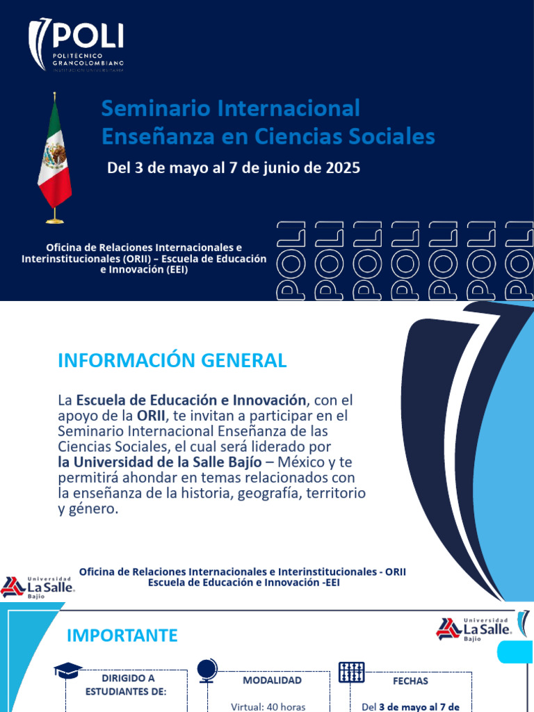 Seminario Internacional Enseñanza de Las Ciencias Sociales | PDF