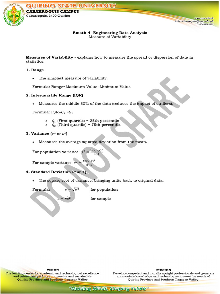 Engineering Data Variability Guide | PDF