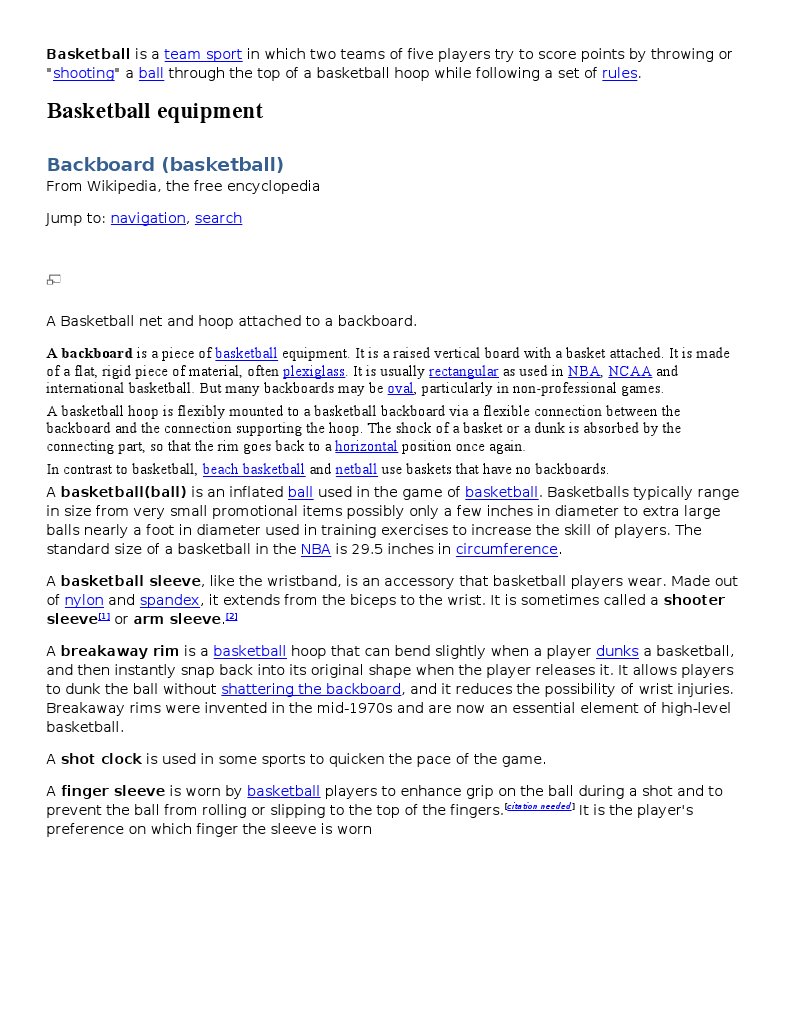 Basketball | PDF