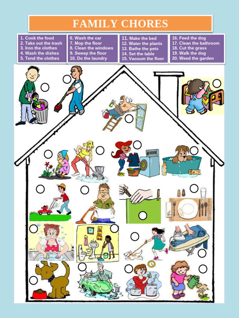 Family Chores Checklist | PDF