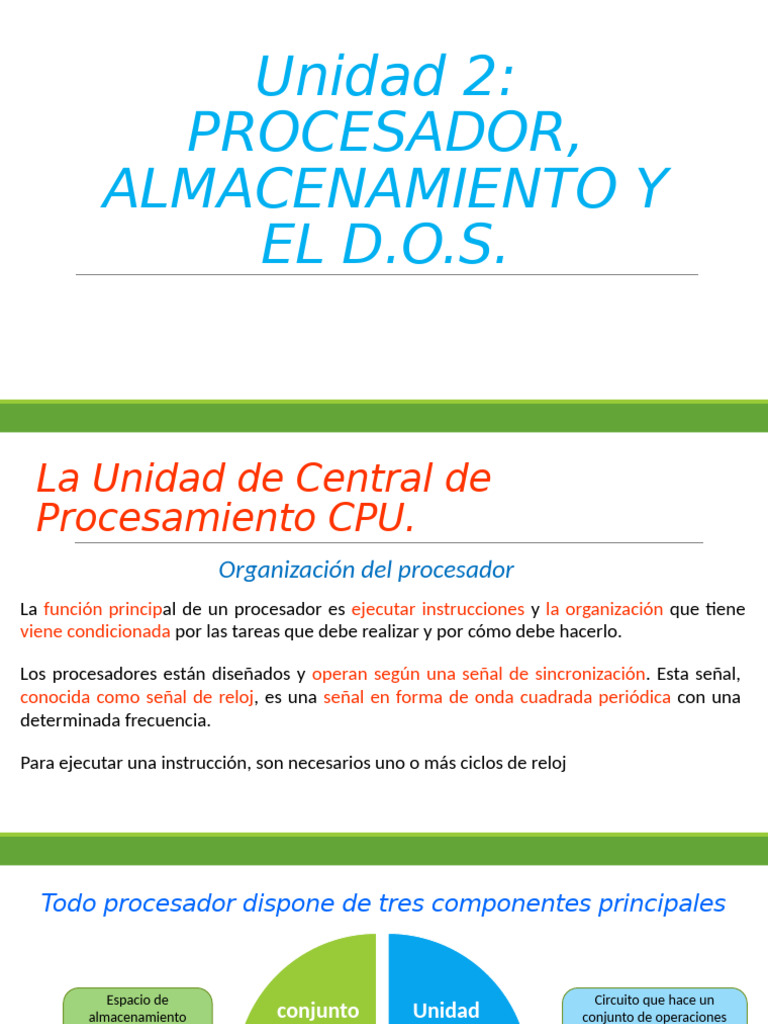 Organización y Función del Procesador | PDF | Unidad Central de ...