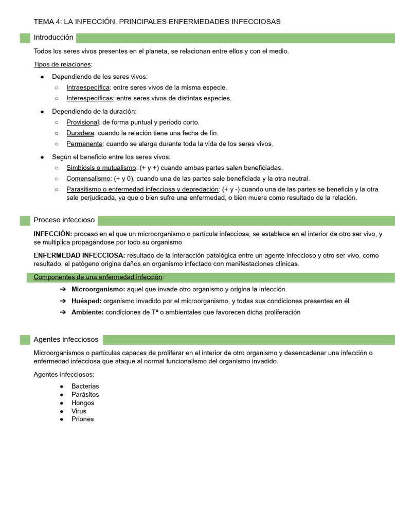 Enfermedades Infecciosas y Microorganismos | PDF | Las bacterias ...