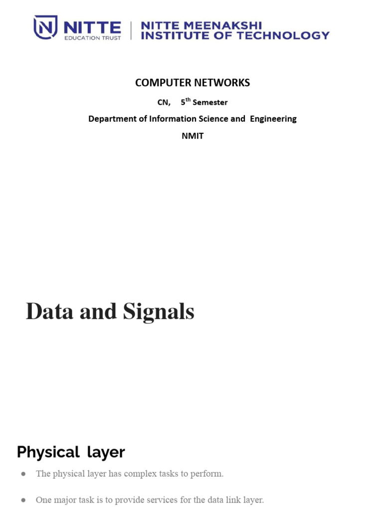 Understanding Computer Network Signals | PDF | Multiplexing | Signal To ...