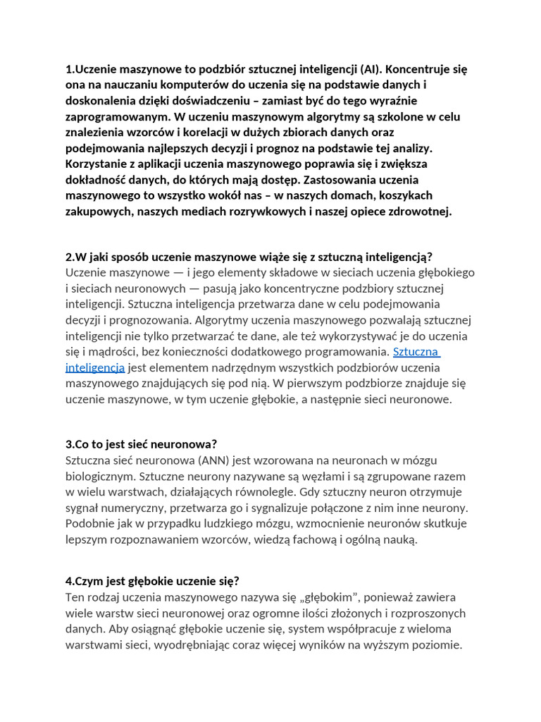 Uczenie Maszynowe Pdf