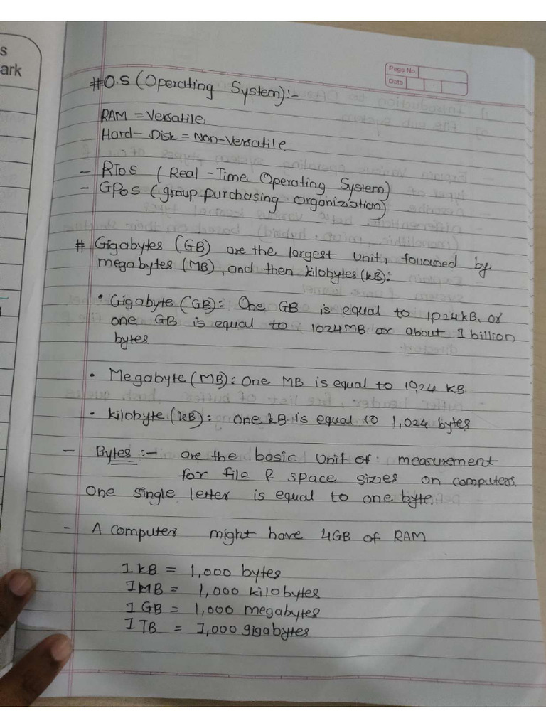 O.S Notes | PDF