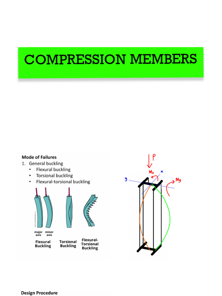 Compression Member Buckling Analysis Guide | PDF