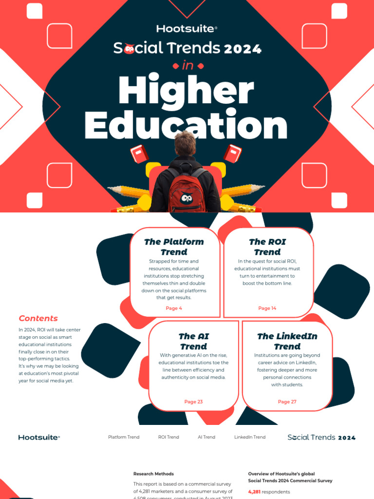 Social Media Trends in Higher Education 2024 | PDF | Social Media ...