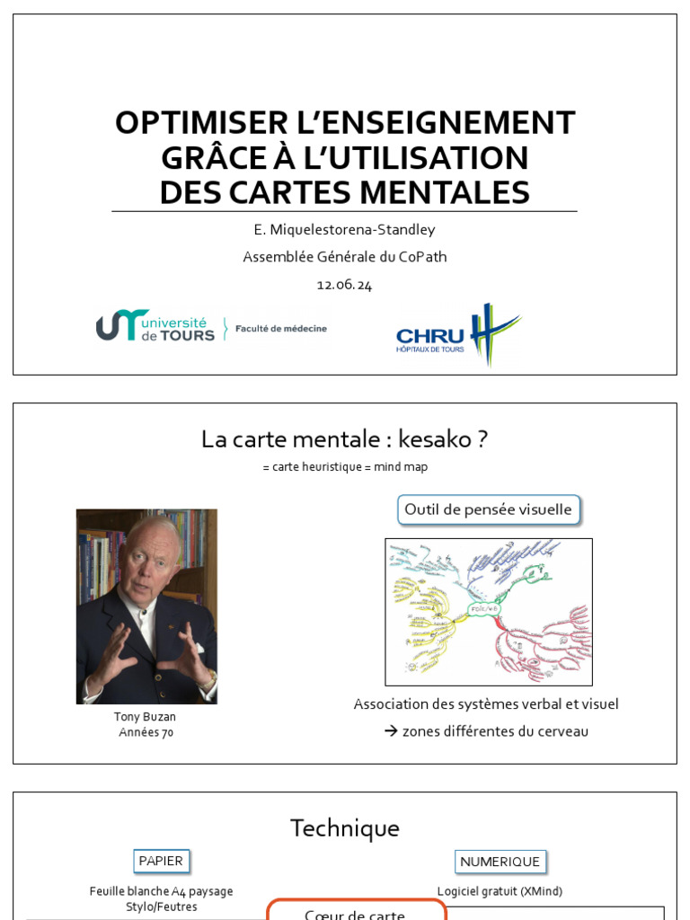 Optimiser l'enseignement avec les cartes mentales | PDF | Sciences ...