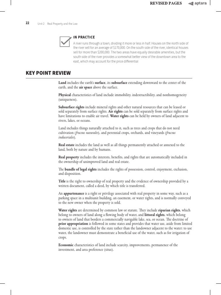 Understanding Land and Real Property Rights | PDF | Leasehold Estate ...