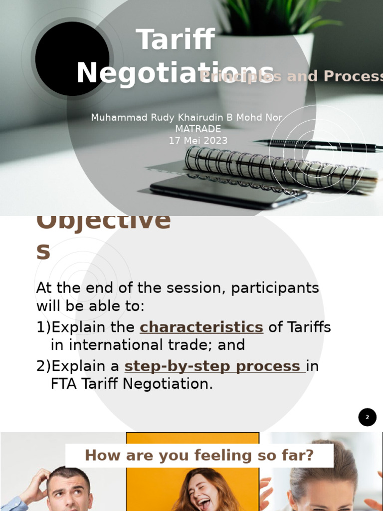 Tariff Negotiation Process in FTAs | PDF | World Trade Organization ...
