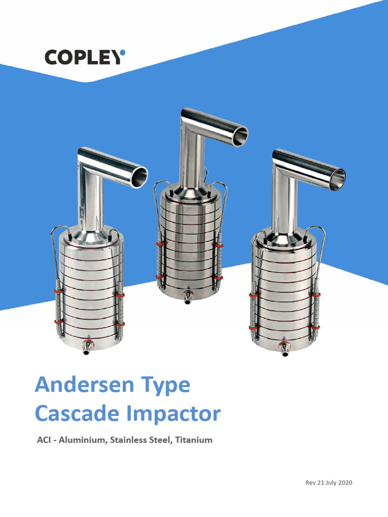 Andersen Cascade Impactor Manual | PDF | Flow Measurement | Aerosol