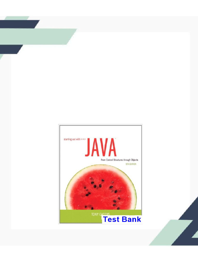 Quickly download Starting Out with Java From Control Structures through ...