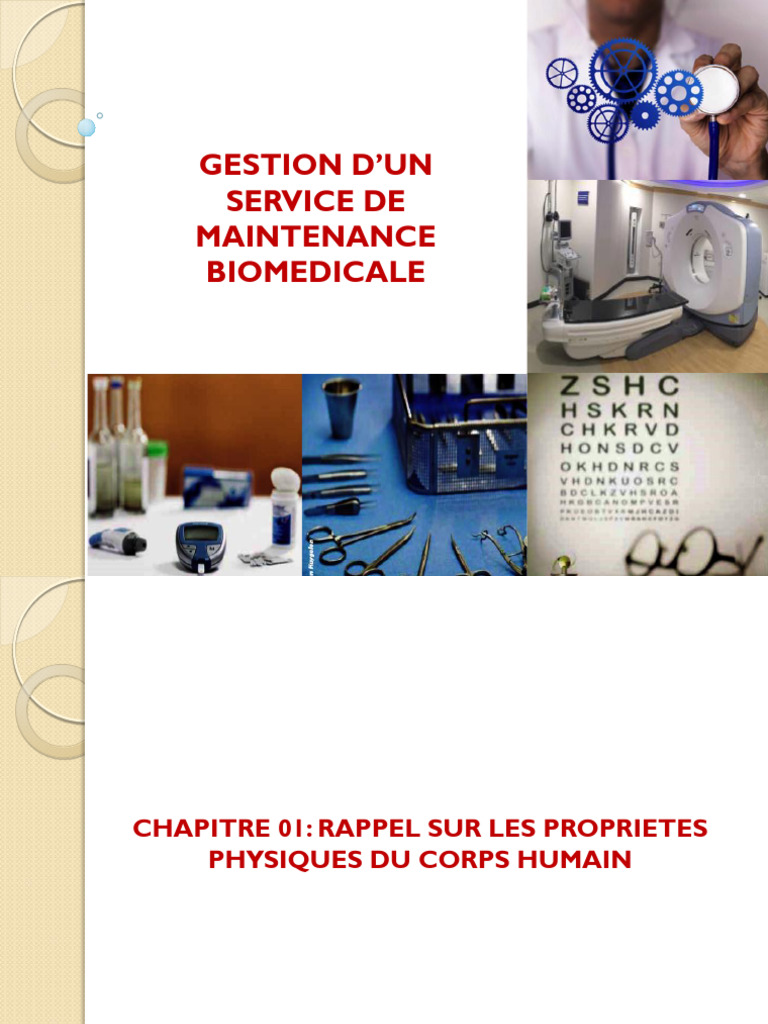 Gestion de la maintenance biomédicale | PDF | Ultra-violet | Dispositif ...
