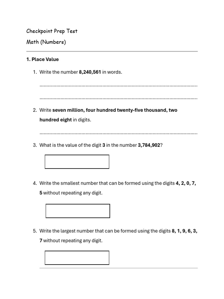 Rounding and Decimal Operations Prep | PDF | Arithmetic | Mathematics