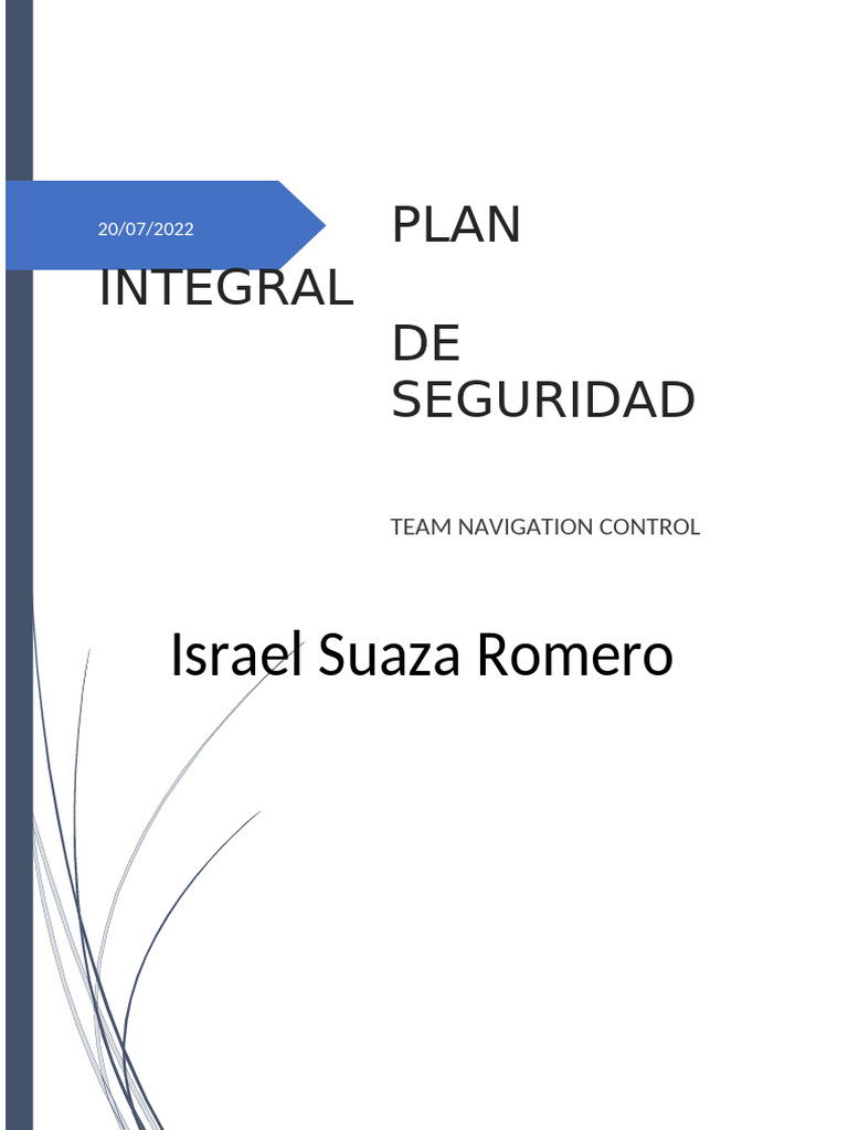 Plan Integral de Seguridad Edificio | PDF | Riesgo | Business