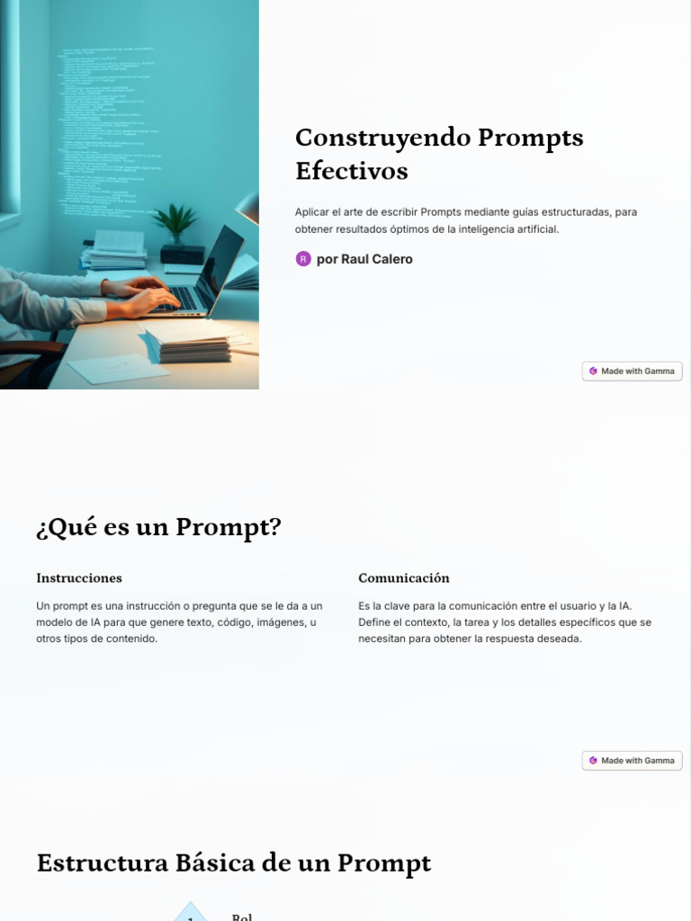 Guía para Crear Prompts Efectivos | PDF | Inteligencia artificial ...