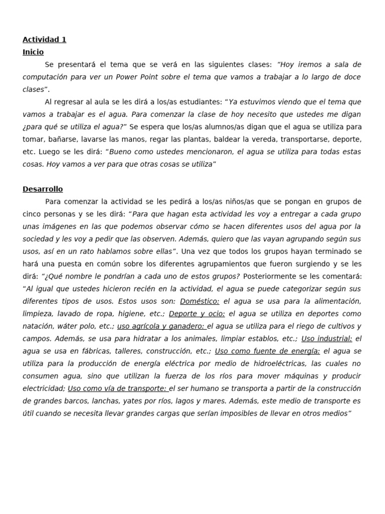 Campaña de Conciencia sobre el Agua | PDF | Agua | Ciencias de la Tierra