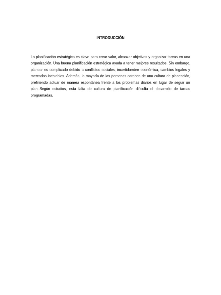Claves para una Planeación Estratégica Efectiva | PDF | Planificación ...