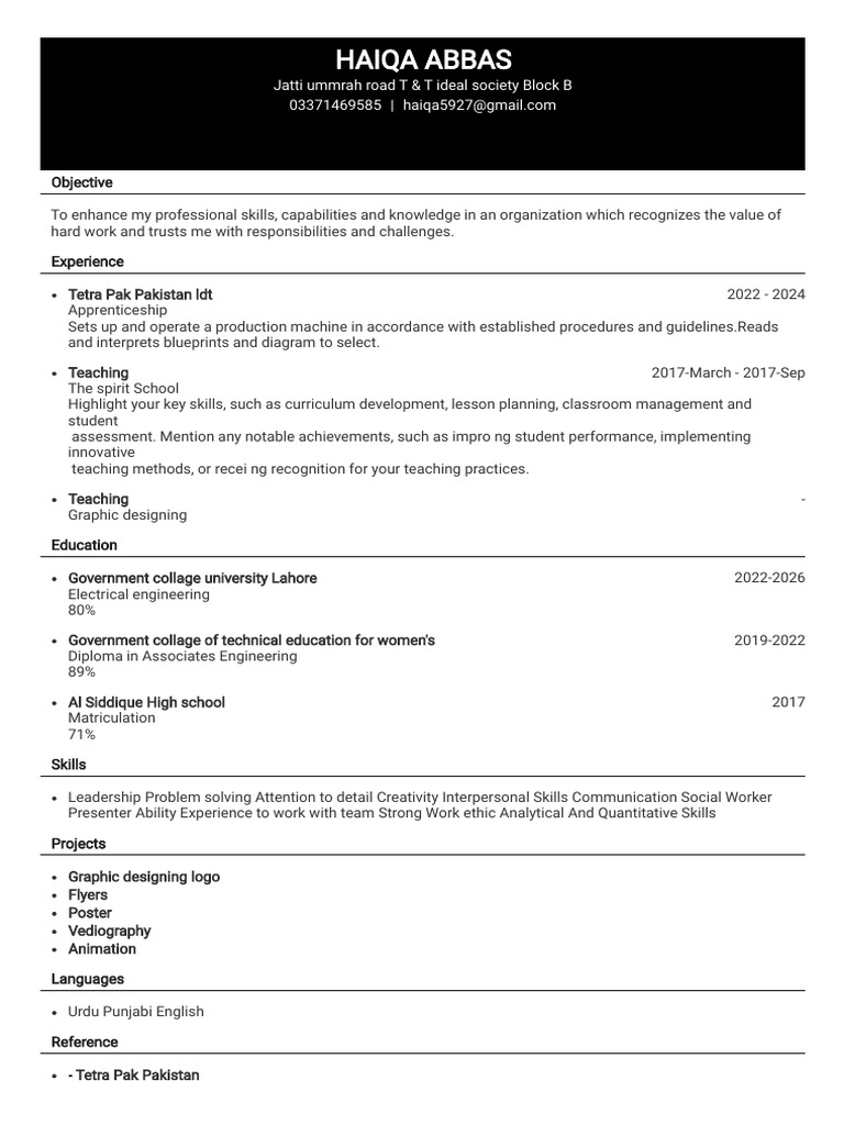 Update CV | PDF