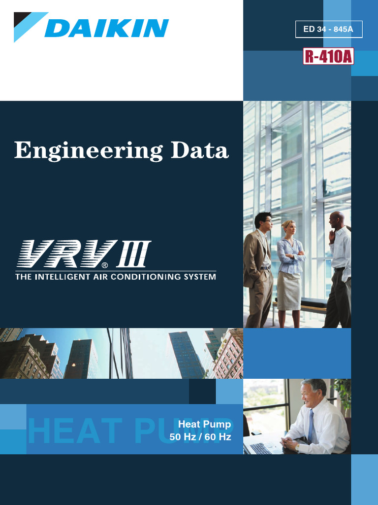 ED34-845A (1) Engenharia VRVIII (ENG) | PDF | Air Conditioning | Heat Pump
